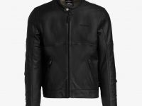 Veste Homme en cuir avec protections