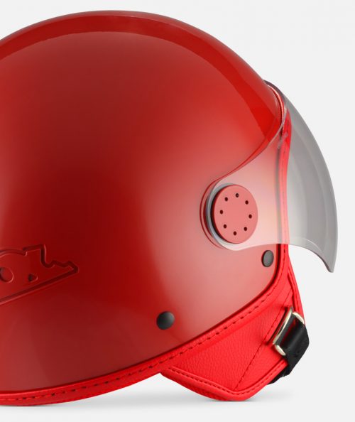 (Vespa)RED Casque Visor Demi-Jet 4.0 – Image 5