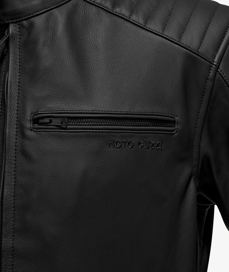 Veste homme en cuir "Contrail" avec protections supplémentaires – Image 3