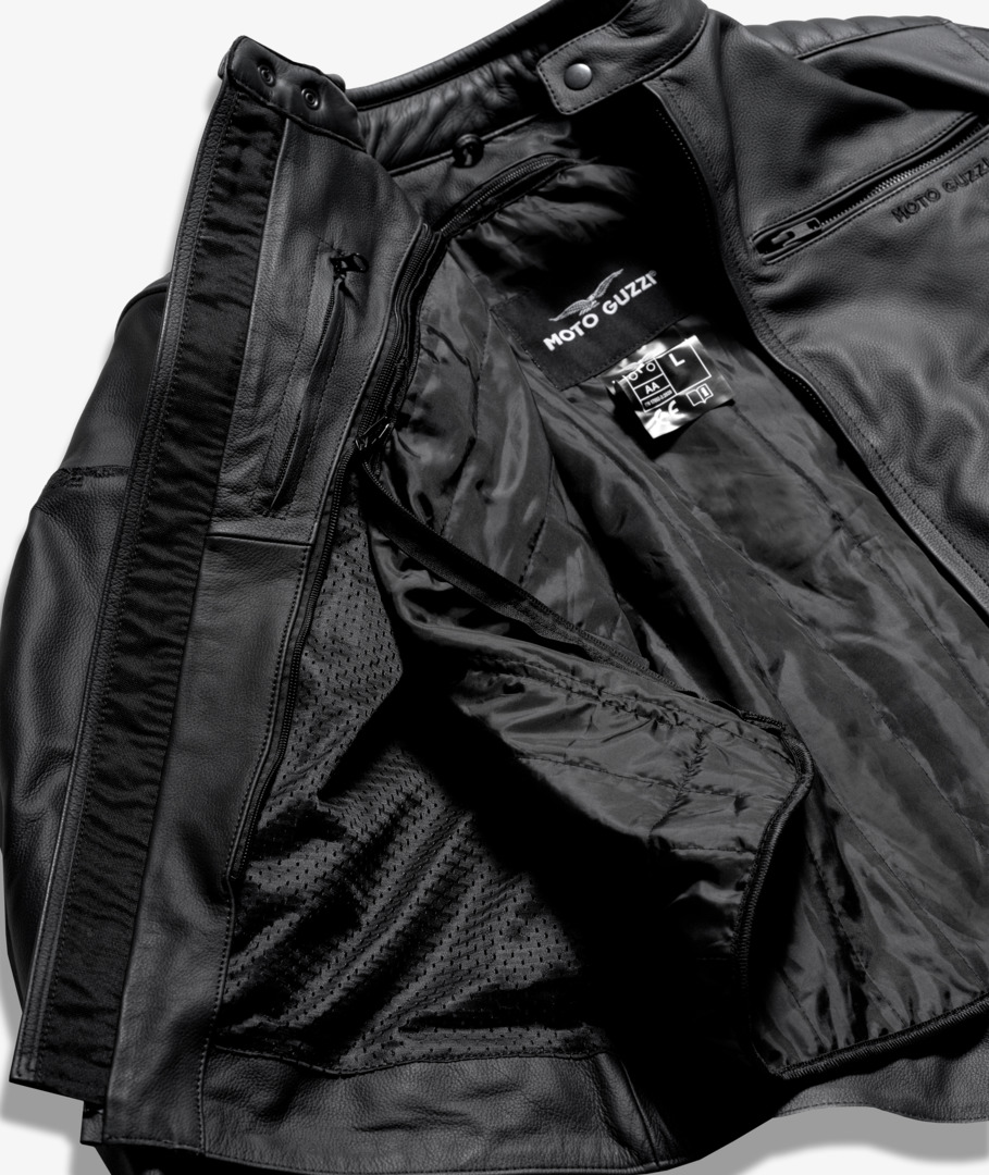 Veste homme en cuir "Contrail" avec protections supplémentaires – Image 5